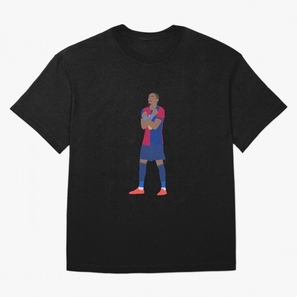 Raphinha Barcelona Celebration Classic T-Shirt FIFA World Cup 2026 Argentina Saka Jersey, Adidas Football Tee, Mbappe England Fans, Nike Soccer Shirt, Jordan Match Day Top, Cristiano Ronaldo England Group Stage
