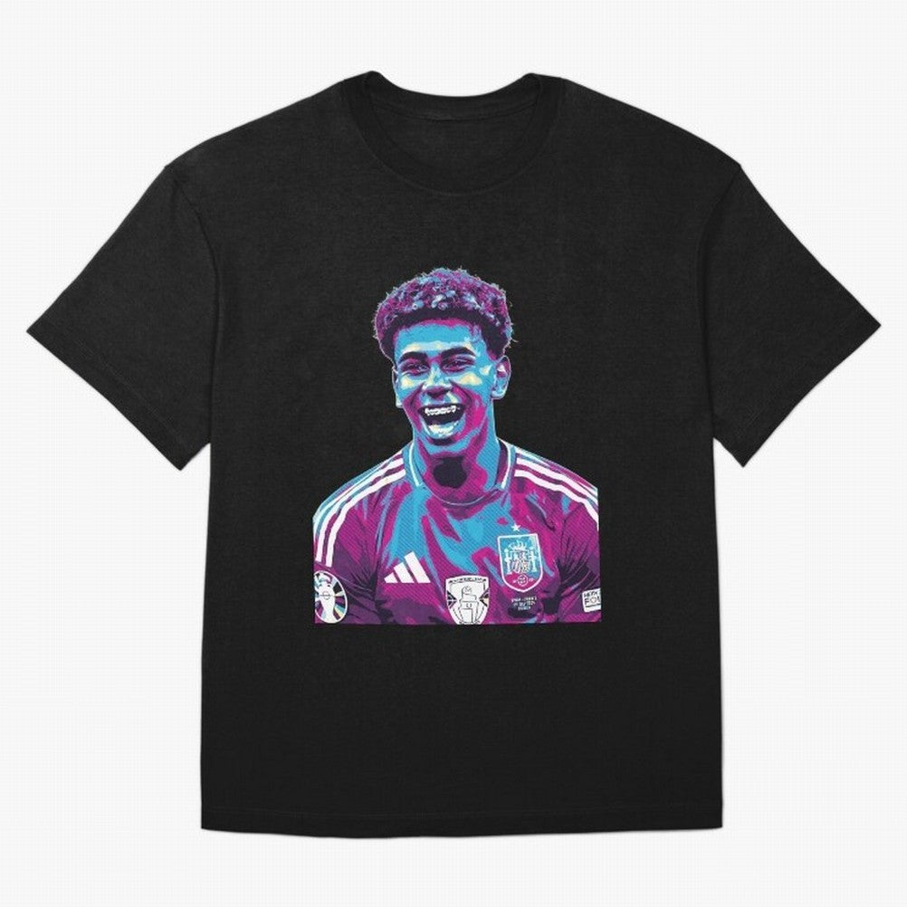 lamine yamal laugh Classic T-Shirt Celebrate Fan Culture Around FIFA World Cup 2026 USA Jersey, Adidas Soccer Tee, Cristiano Ronaldo Argentina Fans, Nike Football Fan Shirt, Jordan Supporter Top, Salah Paraguay Supporter Night