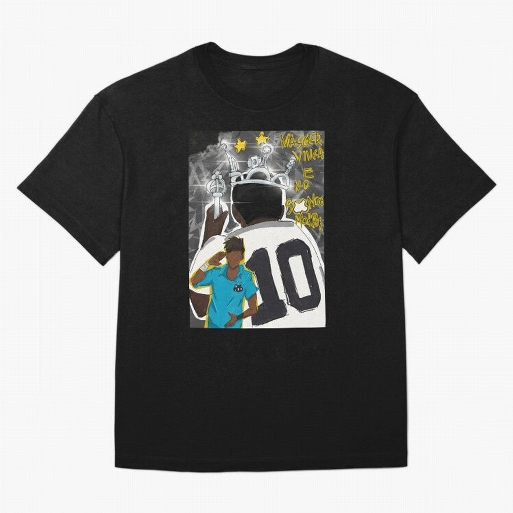 Santos Futebol Clube - Soccer's royalty - Pel¨¦ - Neymar Classic T-Shirt Spain Mbappe World Cup 2026 Jersey, Adidas Football Tee, Soccer Fans, Nike Soccer Shirt, Jordan Match Day Top, Griezmann Senegal Watch Party