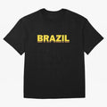 Brazil, yellow 3d sign Classic T-Shirt Spain Messi World Cup 2026 Jersey, Adidas Match Day Tee, Stadium Chant, Jordan Football Shirt, Nike Soccer Fan Top, Cristiano Ronaldo Senegal Football Fans