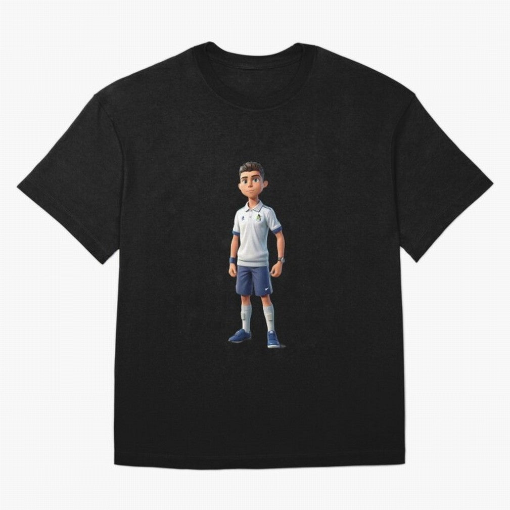 Amimated of Cristiano Ronaldo Classic T-Shirt Spain Messi World Cup 2026 Jersey, Nike Football Tee, Match Day, Adidas Soccer Shirt, Jordan Fan Top, Griezmann Morocco Watch Party
