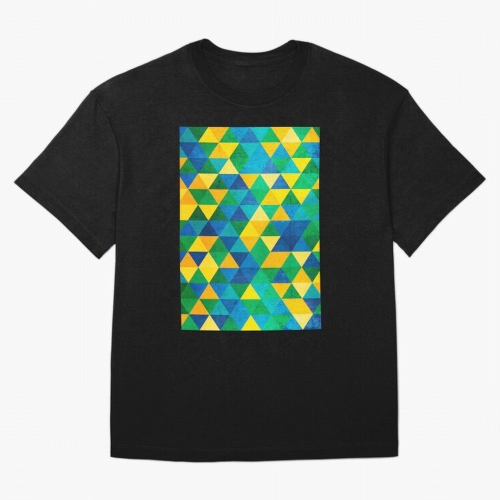 Geometric Brazil colors Classic T-Shirt Argentina Cristiano Ronaldo World Cup 2026 Jersey, Adidas Soccer Tee, Match Day, Nike Football Fan Shirt, Jordan Supporter Top, Haaland Portugal Supporter Night
