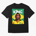 King Pele T-Shirt Represent The Passion Of The FIFA World Cup 2026 Group, Nike Football Jersey For Group Stage, Adidas Soccer Shirt For Messi Fans, Jordan Fan Top, Salah Spain Stadium Chant