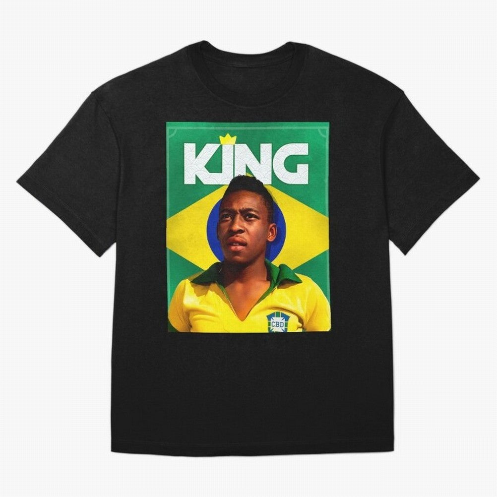 King Pele T-Shirt Represent The Passion Of The FIFA World Cup 2026 Group, Nike Football Jersey For Group Stage, Adidas Soccer Shirt For Messi Fans, Jordan Fan Top, Salah Spain Stadium Chant