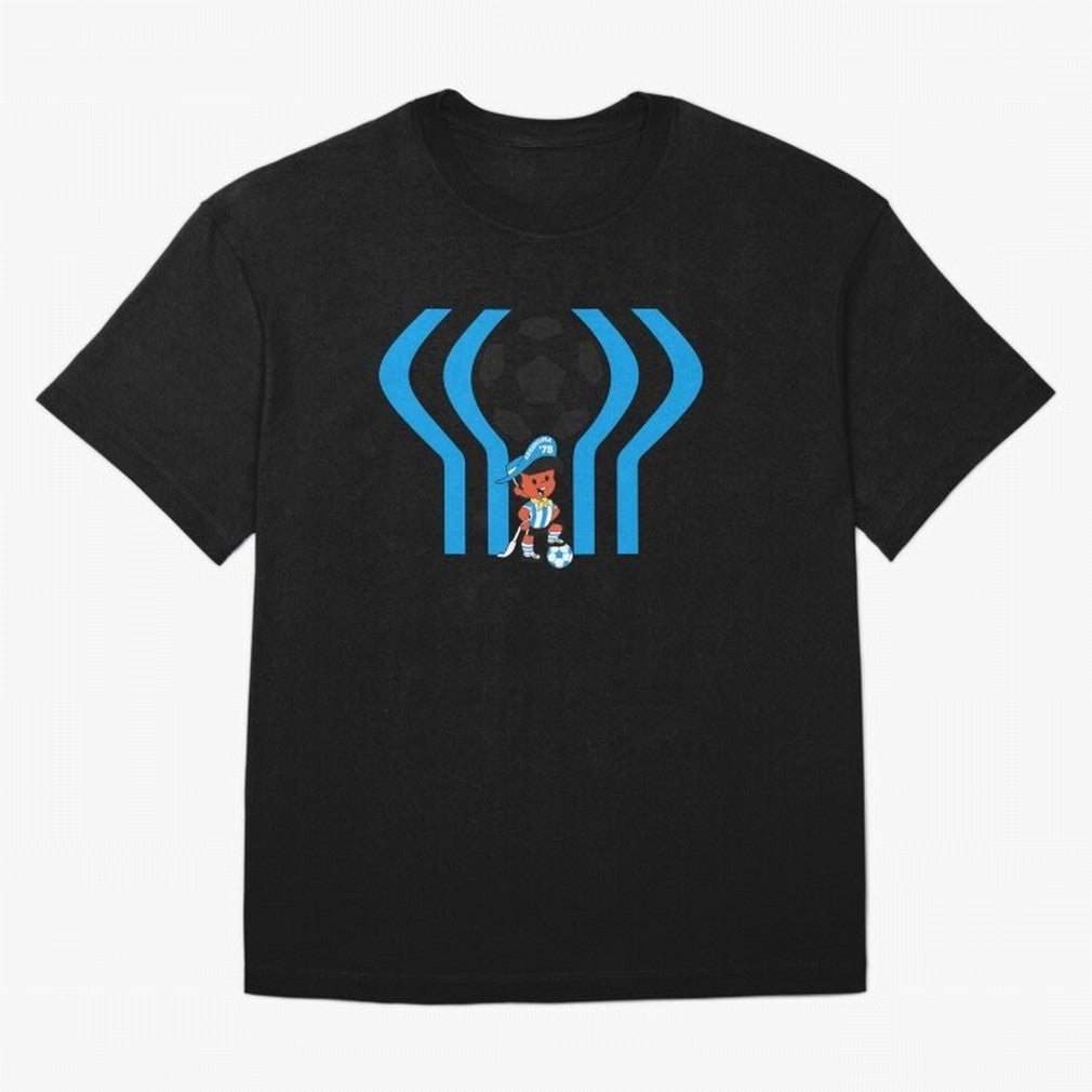 Argentina 78 Mascot Print1 Essential T-Shirt England Mbappe World Cup 2026 Jersey, Nike Fan Tee, Stadium Chant, Jordan Soccer Shirt, Adidas Match Day Top, Messi Senegal Final Match