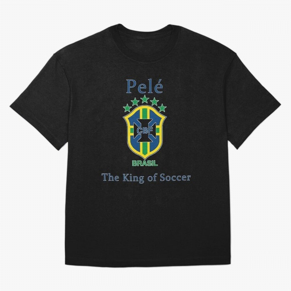Pele king of soccer Essential T-Shirt Spain Cristiano Ronaldo World Cup 2026 Jersey, Nike Match Day Shirt, Final Match, Adidas Supporter Tee, Jordan Soccer Fan Top, Salah Morocco Supporter Night