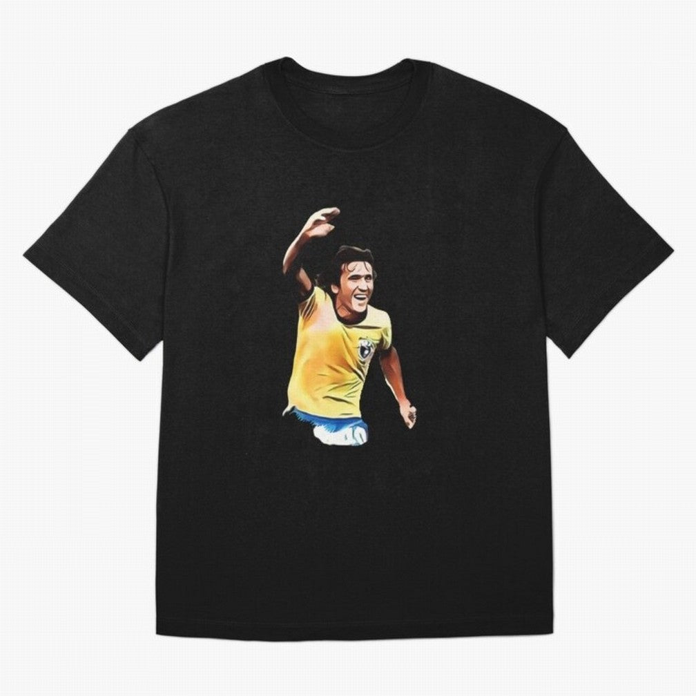 Legends of The Beautiful Game Cartoon Collection Legends Arthur Zico 2 Cartoon Artwork134 T-Shirt FIFA World Cup 2026 Argentina Bellingham Jersey, Nike Football Tee, Cristiano Ronaldo Portugal Fans, Adidas Soccer Shirt, Jordan Fan Top, Yamal