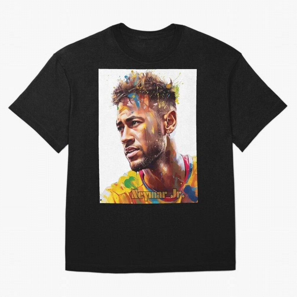 Neymar Graphic T-Shirt Portugal Cristiano Ronaldo World Cup 2026 Jersey, Jordan Supporter Tee, Stadium Chant, Nike World Cup Shirt, Adidas Football Fan Top, Neymar Morocco Final Match