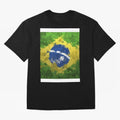 Brasilian Flag Face Mask Graphic T-Shirt Bring Retro Soccer Energy To FIFA World Cup 2026 USA, Nike Match Day Jersey For Supporter Night, Adidas Supporter Tee For Messi Fans, Jordan Soccer Fan Top, Saka Uruguay Match Day