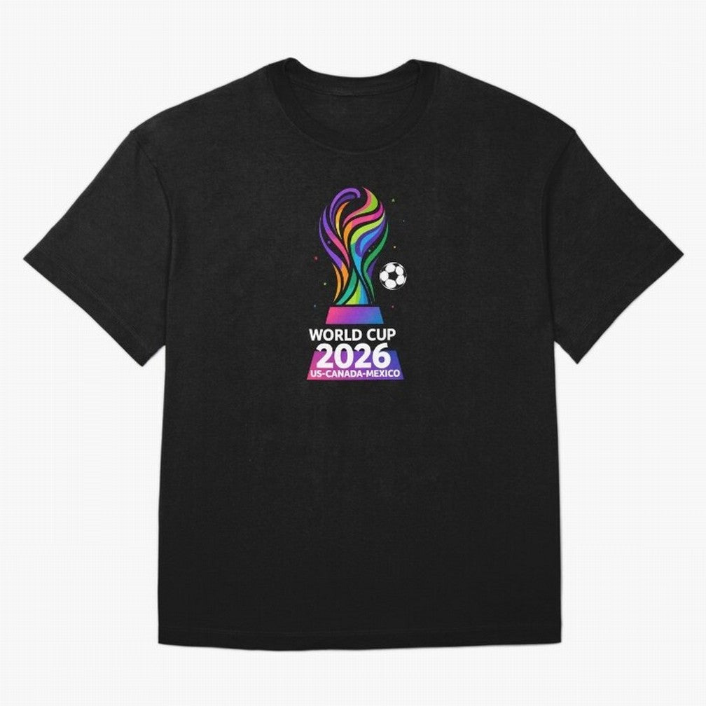 World Cup 2026 US-Canada-Mexico Soccer Trophy Classic T-Shirt FIFA World Cup 2026 Argentina Messi Jersey, Nike Football Tee, Messi Argentina Fans, Adidas Soccer Shirt, Jordan Fan Top, CR7 England Stadium Chant