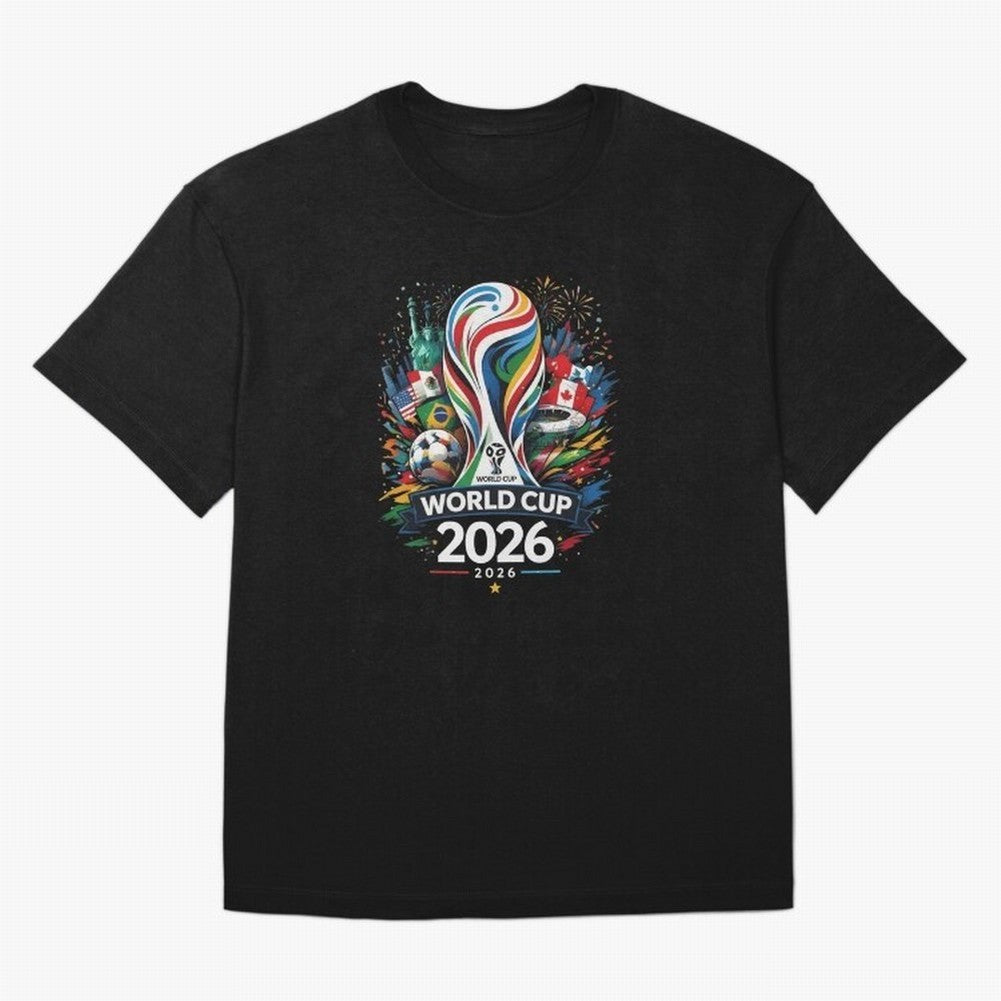 World Cup 2026, Soccer Fan Classic T-Shirt Represent The Passion Of FIFA World Cup 2026 USA Canada Jersey, Adidas Football Tee, Mbappe France Fans, Nike Soccer Shirt, Jordan Match Day Top, Vinicius Mexico Group Stage