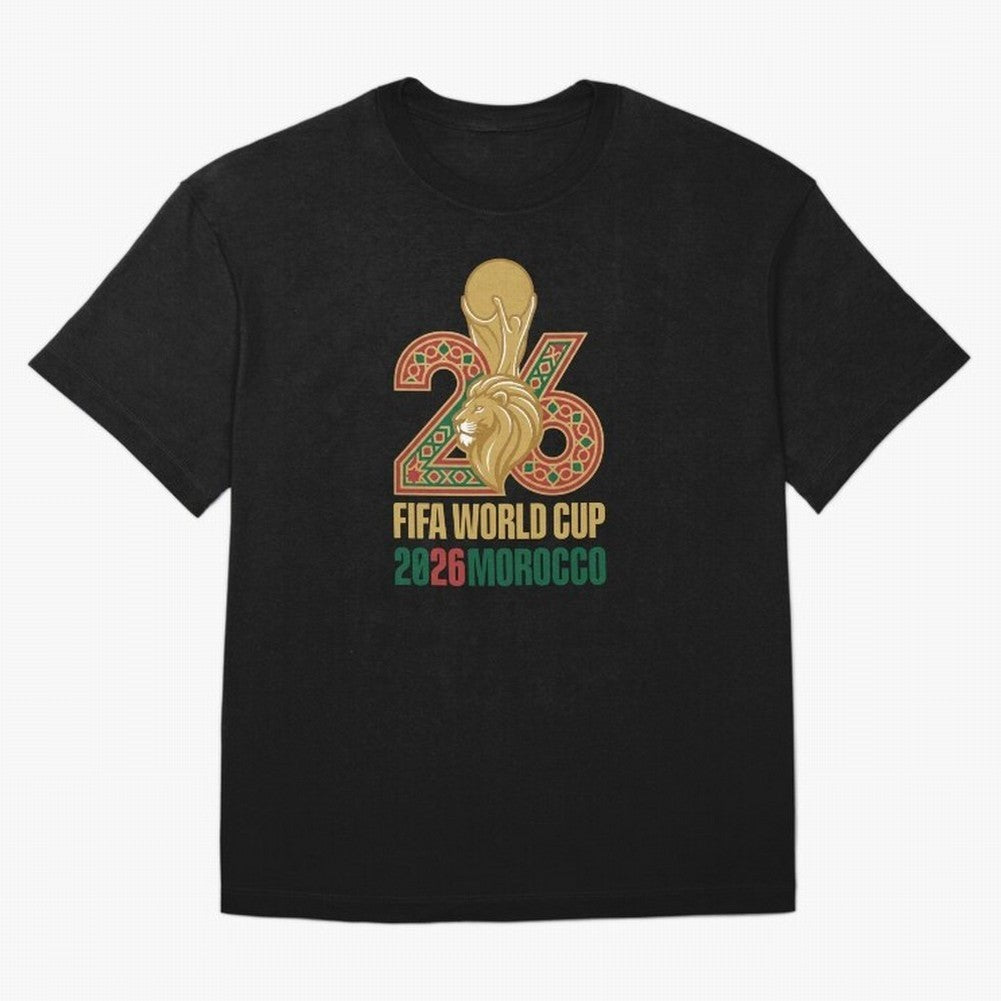 WORLD CUP 2026 MOROCCO Classic T-Shirt Upgrade Match Day Hype Around FIFA World Cup 2026 Group, Adidas Soccer Jersey For Match Day, Nike Football Fan Shirt For Haaland Fans, Jordan Supporter Top, Lewandowski Argentina Supporter Night