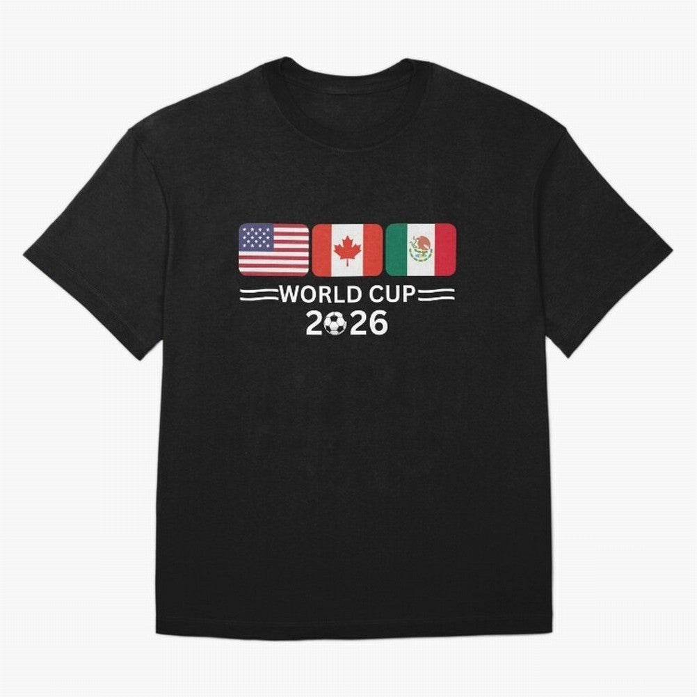 Football World Cup 2026 USA Canada Mexico Soccer & Football Fan Classic T-Shirt FIFA World Cup 2026 Canada De Bruyne, Nike Fan Jersey For Watch Party, Jordan Soccer Shirt For Messi Fans, Adidas Match Day Top, Modric Uruguay Soccer Fans