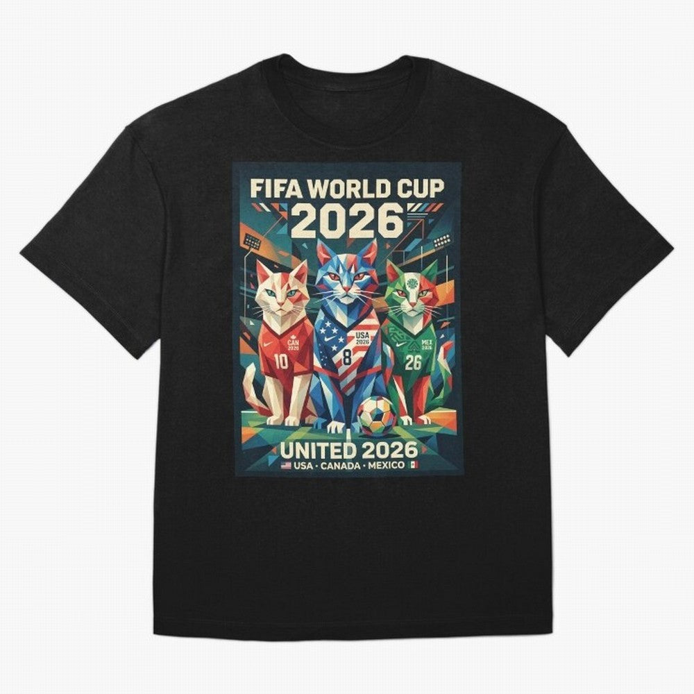 The Cats Football World Cup Classic T-Shirt Cristiano Ronaldo Argentina Football Jersey, Adidas Soccer Tee, World Cup 2026, Nike Football Fan Shirt, Jordan Supporter Top, Musiala Belgium Trophy Race