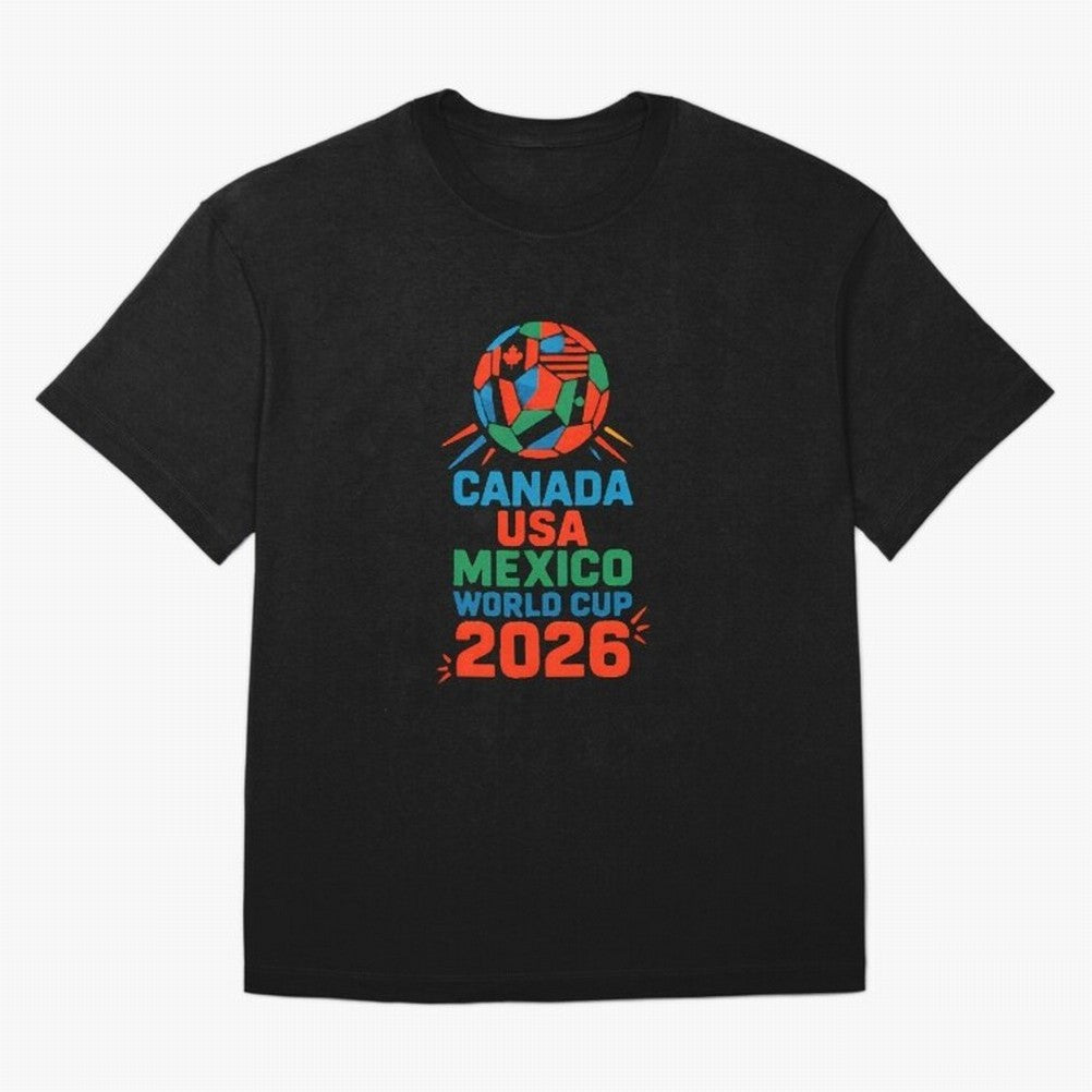 World Cup 2026 USA Canada Mexico ¡ª Retro Soccer Tournament Illustration Classic T-Shirt Show Your Love For FIFA World Cup 2026 USA Canada Mexico Fan Jersey, Adidas Soccer Tee, France Supporter Shirt, Nike Football Fan Shirt, Mbappe Jordan