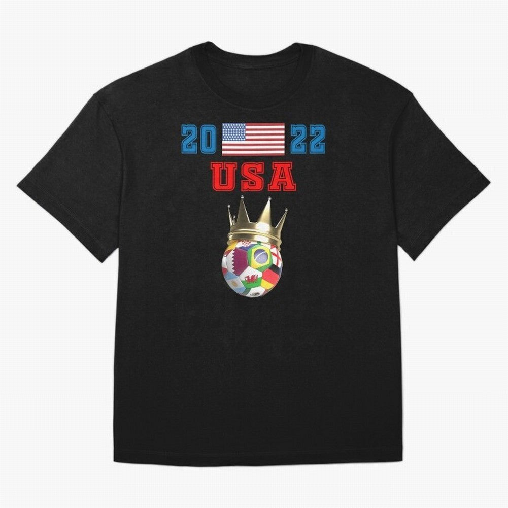 Keep Calm and support USA Football Flag Soccer Jersey Classic T-Shirt FIFA World Cup 2026 Canada Bellingham, Nike Fan Jersey For Group Stage, Jordan Soccer Shirt For Messi Fans, Adidas Match Day Top, Yamal Argentina Goal Celebration