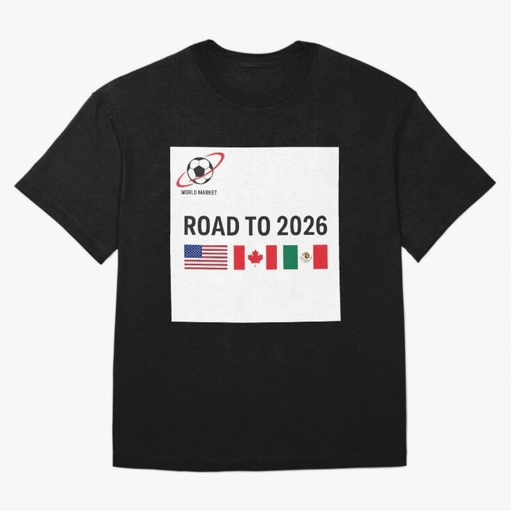 Road to World Cup 2026 Football Journey Classic T-Shirt Germany Messi World Cup 2026 Jersey, Nike Match Day Shirt, Group Stage, Adidas Supporter Tee, Jordan Soccer Fan Top, Bellingham Switzerland Match Day