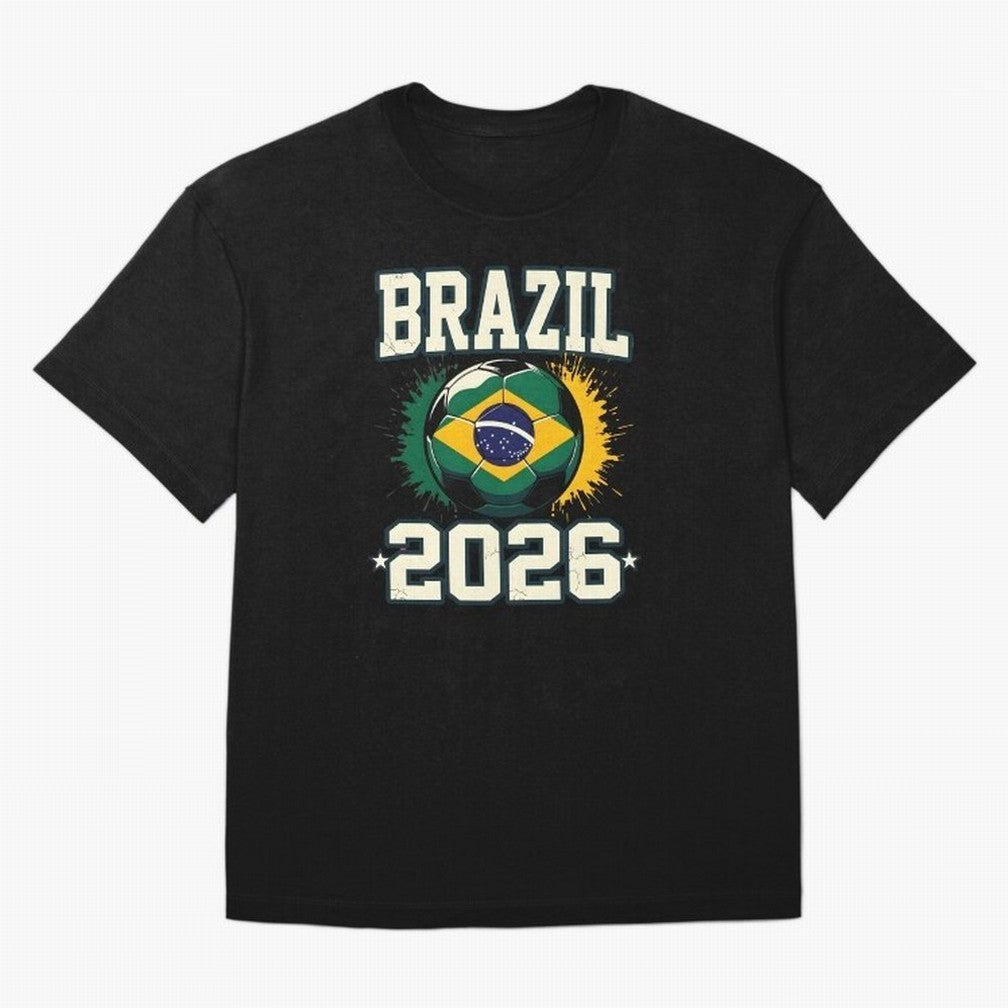 Brazil Soccer Football 2026 Classic T-Shirt FIFA World Cup 2026 Argentina Griezmann Jersey, Jordan Football Tee, Cristiano Ronaldo Netherlands Fans, Adidas Fan Shirt, Nike Supporter Top, De Bruyne Croatia Fan Club
