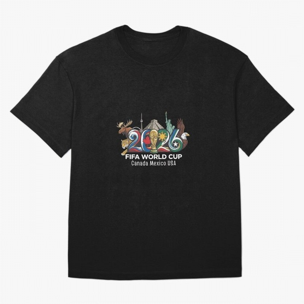 Skyline Landmarks 2026 World Cup Classic T-Shirt FIFA World Cup 2026 Ecuador Neymar Fan Jersey, Jordan Football Tee, Spain Supporter Shirt, Adidas Fan Shirt, Cristiano Ronaldo Nike Supporter Top, Son Brazil Football Fans