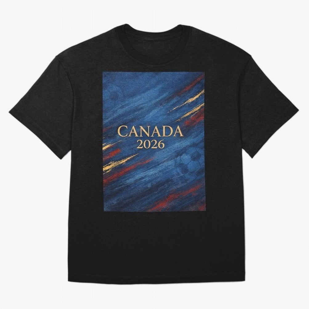 Elegant and Luxury Canada 2026 Soccer Theme Classic T-Shirt Argentina Cristiano Ronaldo World Cup 2026 Jersey, Adidas Soccer Tee, Trophy Race, Nike Football Fan Shirt, Jordan Supporter Top, Son Netherlands Trophy Race