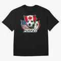 Soccer 2026 USA Canada Mexico ¨C World Football Flags Classic T-Shirt Germany Mbappe World Cup 2026 Jersey, Nike Football Tee, Match Day, Adidas Soccer Shirt, Jordan Fan Top, Yamal Morocco Group Stage