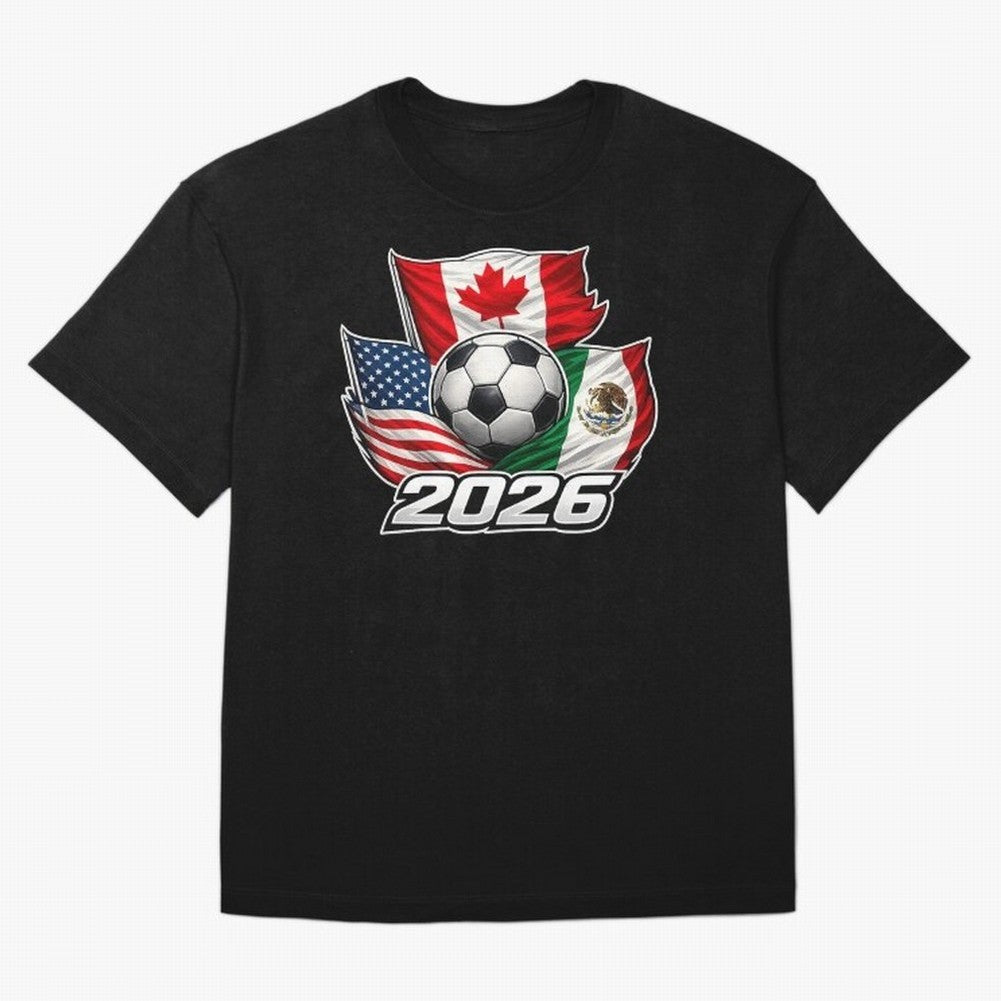 Soccer 2026 USA Canada Mexico ¨C World Football Flags Classic T-Shirt Germany Mbappe World Cup 2026 Jersey, Nike Football Tee, Match Day, Adidas Soccer Shirt, Jordan Fan Top, Yamal Morocco Group Stage