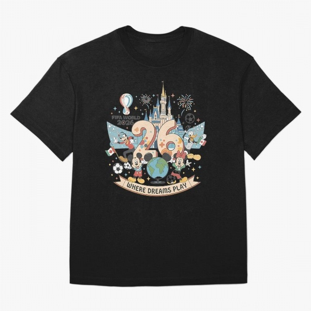 Dreamland Football World Cup26 Classic T-Shirt FIFA World Cup 2026 Canada Kane, Jordan Supporter Jersey For Group Stage, Nike World Cup Shirt For Neymar Fans, Adidas Football Fan Top, Vinicius Canada Goal Celebration