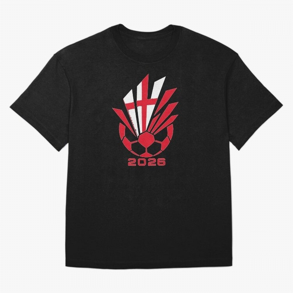 England Soccer 2026 Cross Burst Emblem Classic T-Shirt Keep Football History Alive During FIFA World Cup 2026 Fan Jersey, Jordan Supporter Tee, Argentina Supporter Shirt, Nike World Cup Shirt, Messi Adidas Football Fan Top