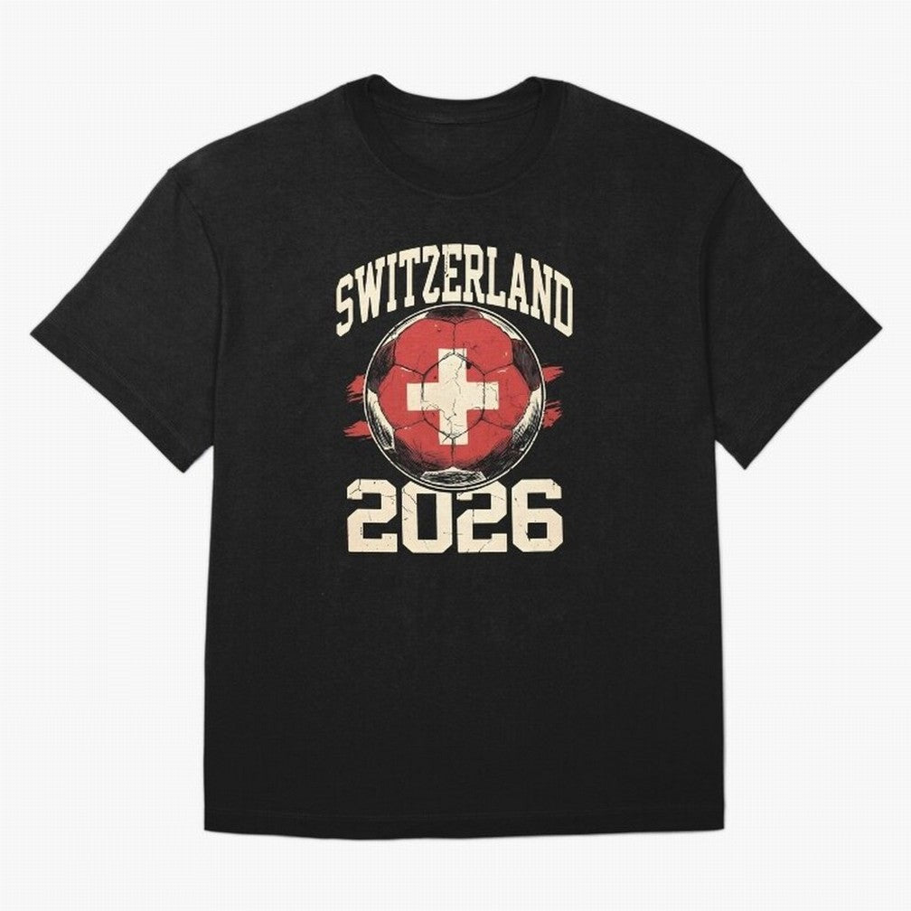 Switzerland 2026 World Cup Classic T-Shirt Get Ready For Match Day Hype Around FIFA World Cup 2026 Jersey, Adidas Soccer Tee, Cristiano Ronaldo Argentina Fans, Nike Football Fan Shirt, Jordan Supporter Top, Rodri Croatia Supporter Night