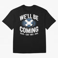 We¡¯ll Be Coming 26 International Football Supporters Tee Classic T-Shirt Mbappe Netherlands Football Jersey, Nike Match Day Shirt, World Cup 2026, Adidas Supporter Tee, Jordan Soccer Fan Top, Saka France Match Day