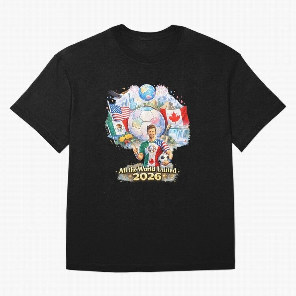 All The World United 2026 Football Classic T-Shirt Argentina Messi World Cup 2026 Jersey, Jordan Supporter Tee, Match Day, Nike World Cup Shirt, Adidas Football Fan Top, Messi Switzerland Final Match