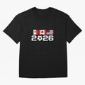 Glitched United 2026 Cup - North America Emblem Part 2 T-Shirt_82924673 Classic T-Shirt Celebrate Classic Football Spirit In FIFA World Cup 2026 Fan Jersey, Jordan Football Tee, France Supporter Shirt, Adidas Fan Shirt, Haaland Nike Supporter Top,