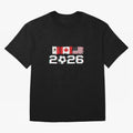 Glitched United 2026 Cup - North America Emblem Part 2 T-Shirt_82924673 Classic T-Shirt FIFA World Cup 2026 Canada Saka, Jordan Football Jersey For Final Match, Adidas Fan Shirt For Mbappe Fans, Nike Supporter Top, Saka Uruguay Fan Club