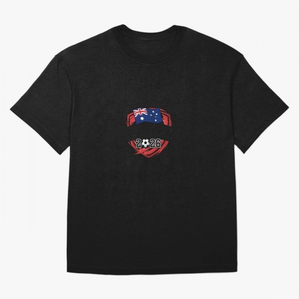 Australia World Cup 2026 Australia Football Classic T-Shirt Turn Football Passion Into FIFA World Cup 2026 Group Jersey, Jordan Supporter Tee, Cristiano Ronaldo France Fans, Nike World Cup Shirt, Adidas Football Fan Top, Griezmann Australia Final