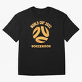 Socceroos World Cup 2022 Australia Classic T-Shirt Bring FIFA World Cup 2026 Group Stage For Fans Of Messi, Jordan Supporter Jersey For Group Stage, Nike World Cup Shirt For Messi Fans, Adidas Football Fan Top, Kane Canada Final Match