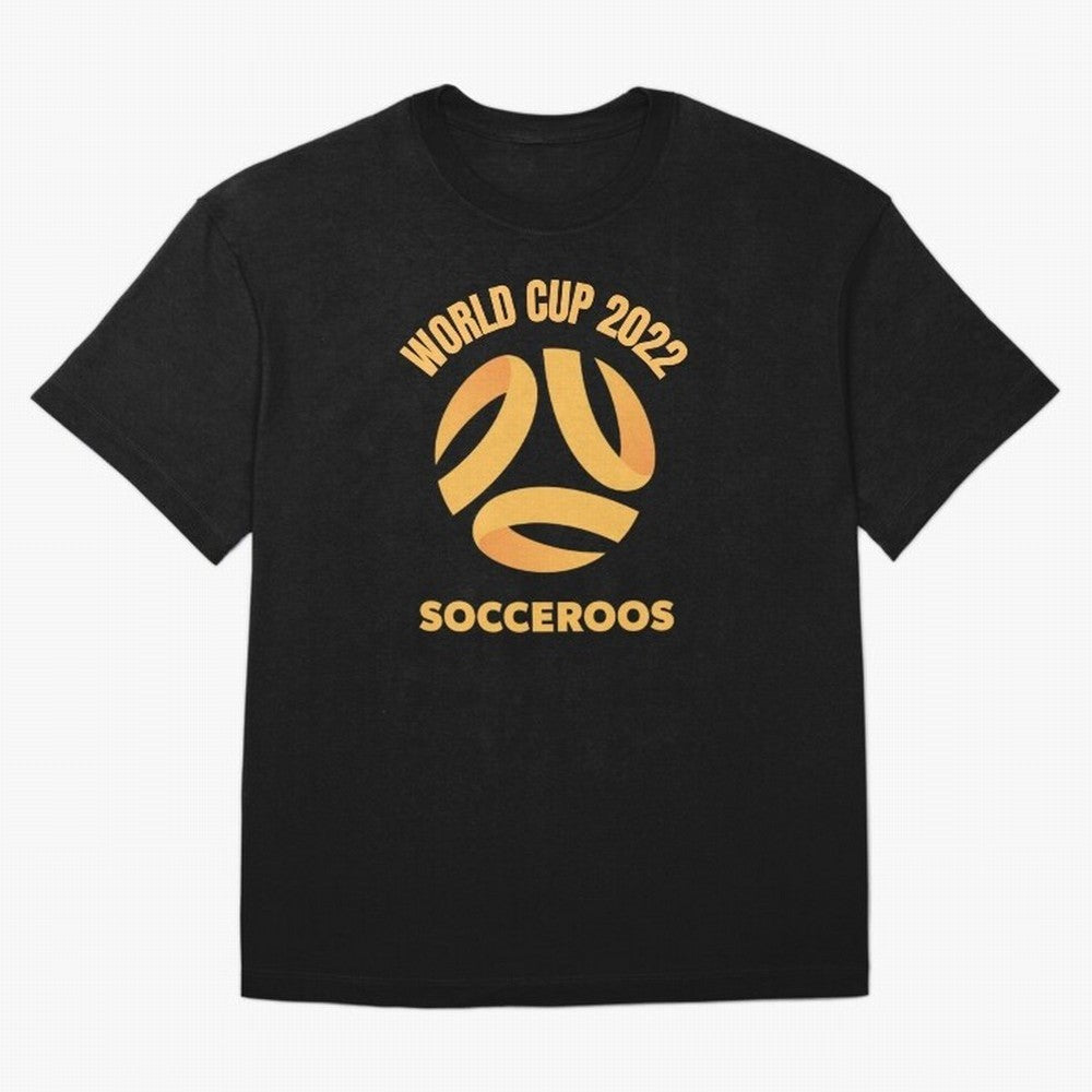 Socceroos World Cup 2022 Australia Classic T-Shirt Bring FIFA World Cup 2026 Group Stage For Fans Of Messi, Jordan Supporter Jersey For Group Stage, Nike World Cup Shirt For Messi Fans, Adidas Football Fan Top, Kane Canada Final Match