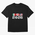 Glitched United 2026 Cup North America Emblem Part Classic T-Shirt Cristiano Ronaldo England Football Jersey, Adidas Soccer Tee, World Cup 2026, Nike Football Fan Shirt, Jordan Supporter Top, Son Ghana Trophy Race