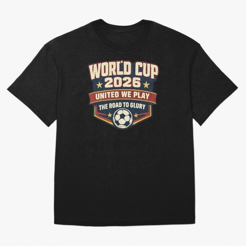 World Cup 2026 United We Play Vintage Soccer Football Fan Design Classic T-Shirt Turn Up For Match Day Hype Around FIFA World Cup 2026 Fan Jersey, Jordan Supporter Tee, Argentina Supporter Shirt, Nike World Cup Shirt, CR7 Adidas Football Fan Top,