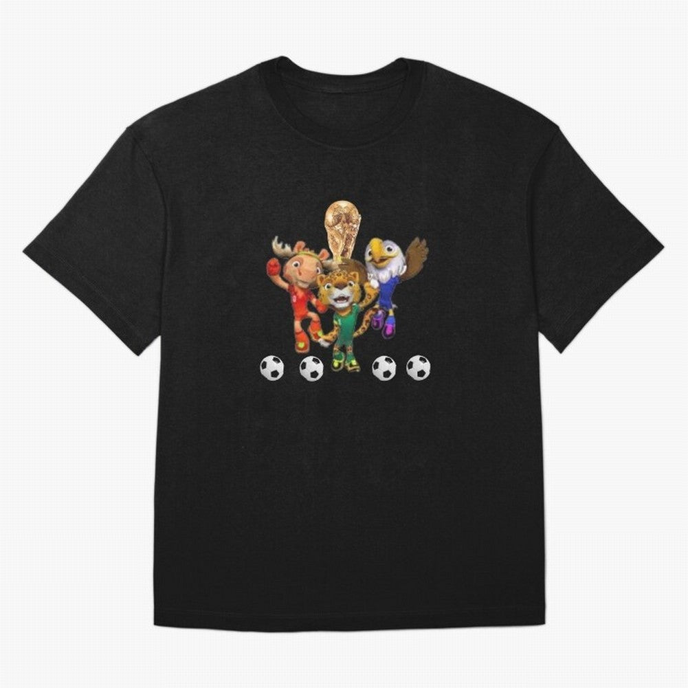 World Cup Mascot Classic T-Shirt Portugal Cristiano Ronaldo World Cup 2026 Jersey, Nike Match Day Shirt, Match Day, Adidas Supporter Tee, Jordan Soccer Fan Top, Bellingham Morocco Match Day