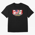 World Cup 2026 North America Flags Design ¨C USA Canada Mexico Soccer Fan Graphic Classic T-Shirt FIFA World Cup 2026 Argentina Bellingham Jersey, Jordan Football Tee, Messi Argentina Fans, Adidas Fan Shirt, Nike Supporter Top, Yamal England