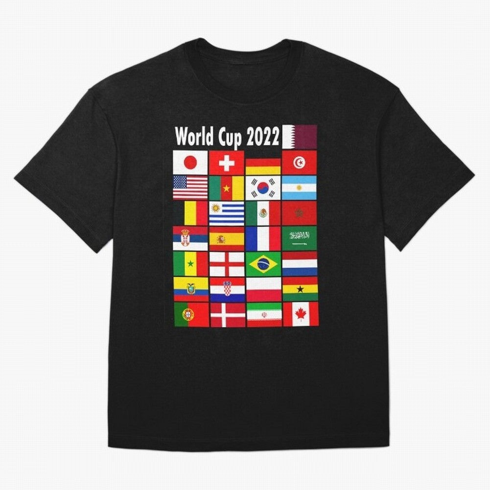 Countries Participating In The World Cup 2022 Qatar Classic T-Shirt Honor Football Greatness During FIFA World Cup 2026 Jersey, Jordan Football Tee, Messi Argentina Fans, Adidas Fan Shirt, Nike Supporter Top, Messi England Fan Club