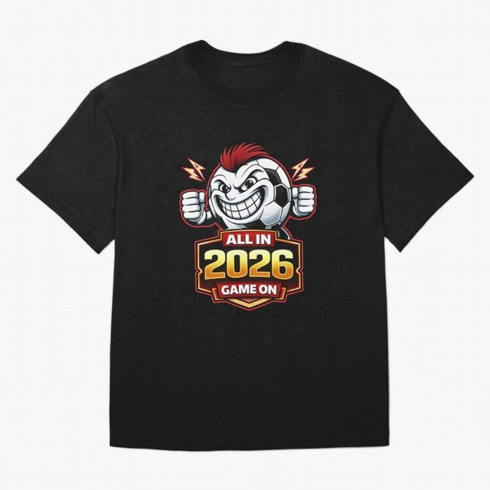 All in 2026 soccer fan design Classic T-Shirt Keep The Match Day Mood Of The FIFA World Cup 2026, Nike Football Jersey For Match Day, Adidas Soccer Shirt For Mbappe Fans, Jordan Fan Top, Saka Argentina Watch Party