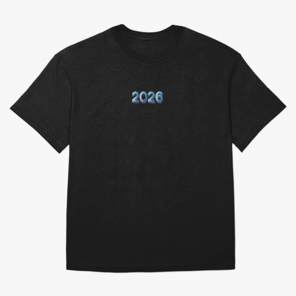 2026 Happy New Year Sticker Classic T-Shirt Portugal Messi World Cup 2026 Jersey, Adidas Football Tee, Group Stage, Nike Soccer Shirt, Jordan Match Day Top, Saka Netherlands Watch Party