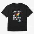 United by Soccer 2026 Football Fan Hoodie International Cup Style Graphic Classic T-Shirt FIFA World Cup 2026 Canada Griezmann, Nike Football Jersey For Final Match, Adidas Soccer Shirt For Messi Fans, Jordan Fan Top, Haaland Argentina Stadium Chant