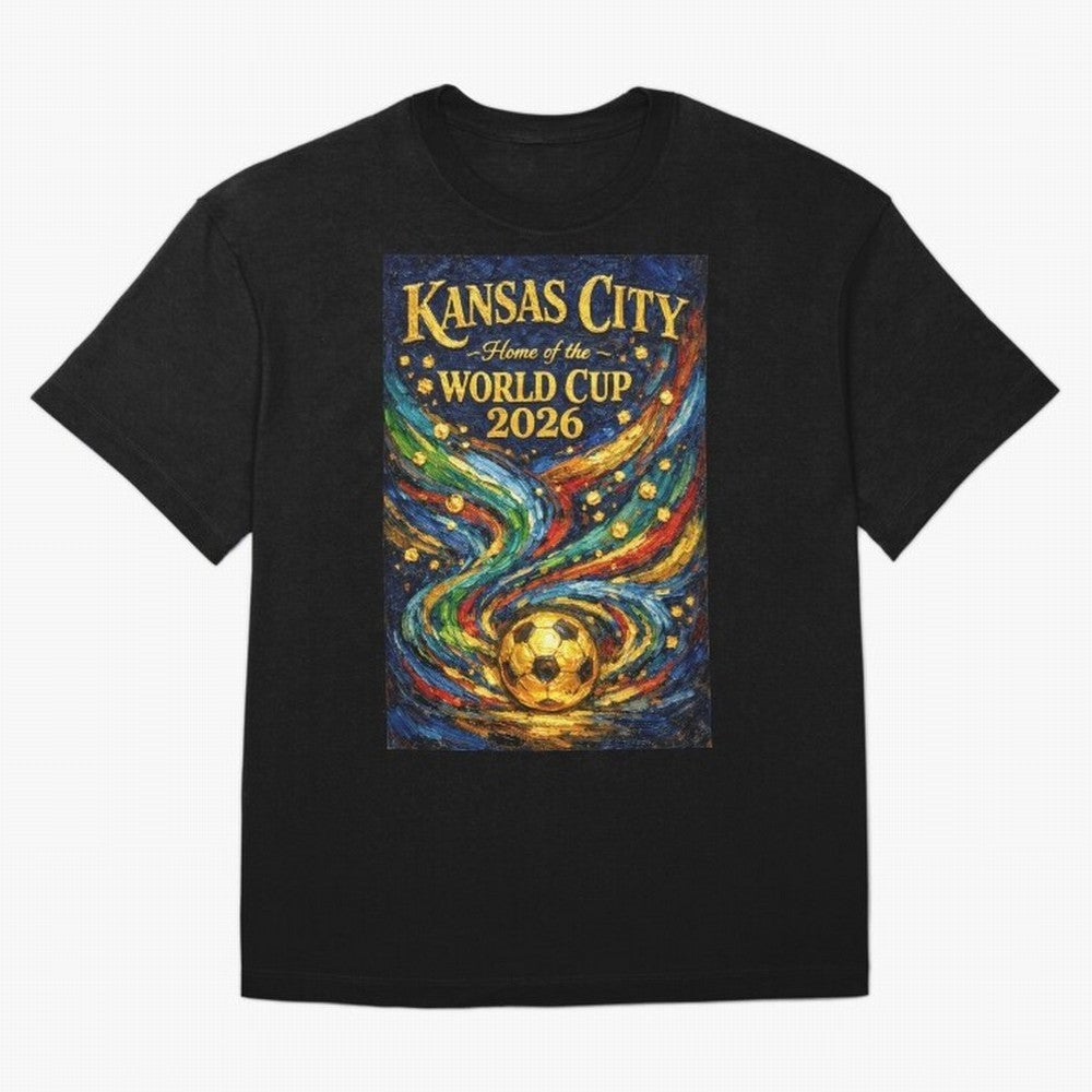 Kansas City Home of the World Cup 2026 Soccer Fan ¡ª Moody Jewel Art Print Classic T-Shirt Make Memories Around FIFA World Cup 2026 Group Stage For Jersey, Adidas Soccer Tee, Neymar Spain Fans, Nike Football Fan Shirt, Jordan Supporter Top, Messi
