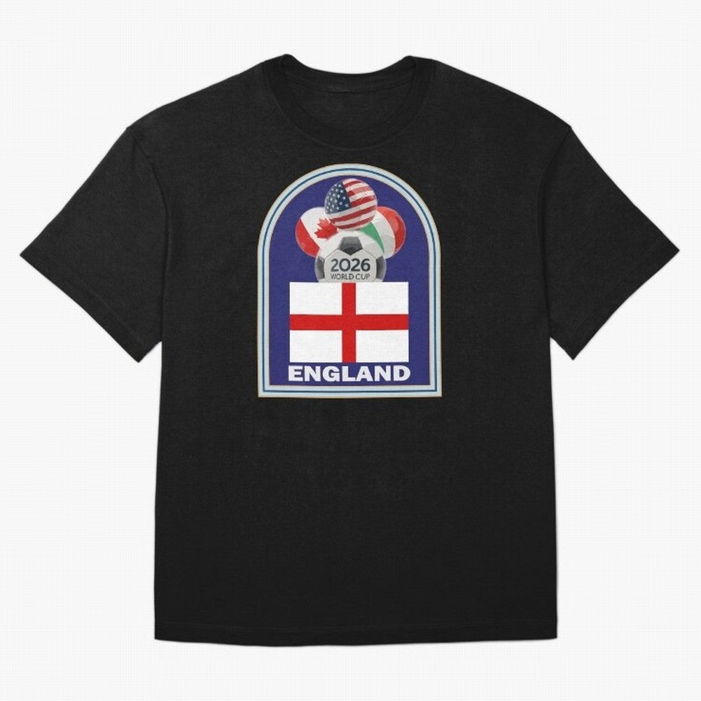 England 2026 Soccer T-shirt Classic T-Shirt Feel FIFA World Cup 2026 USA Canada Mexico For Fans Of Jersey, Nike Fan Tee, Mbappe Netherlands Fans, Jordan Soccer Shirt, Adidas Match Day Top, Musiala Mexico Goal Celebration