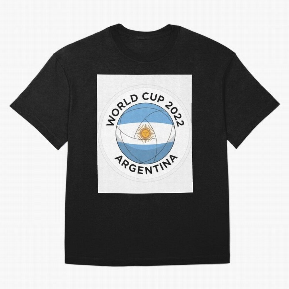 Argentina World Cup Soccer Football 2022 - Qatar World Cup Classic T-Shirt Show Your Tournament Heart For FIFA World Cup 2026 Jersey, Nike Football Tee, Cristiano Ronaldo England Fans, Adidas Soccer Shirt, Jordan Fan Top, Salah Paraguay Stadium Chant