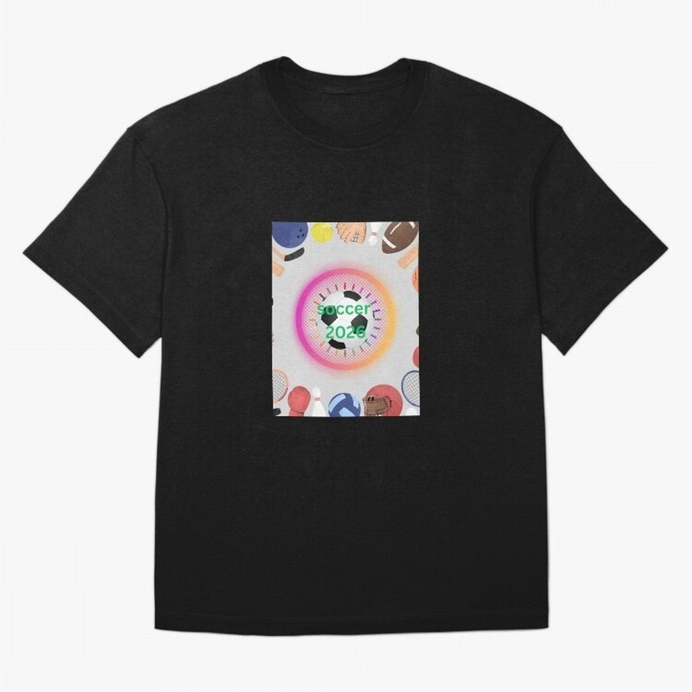SOCCER GAME OF NATIONS Classic T-Shirt Show Fan Pride Across The FIFA World Cup 2026 Journey, Adidas Match Day Jersey For Final Match, Jordan Football Shirt For Messi Fans, Nike Soccer Fan Top, Haaland Spain Knockout Round