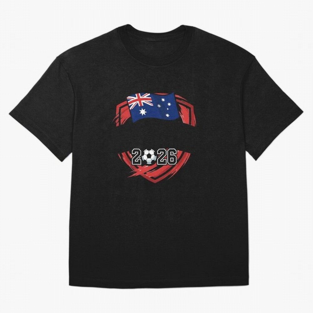 AUSTRALIA World Cup 2026 Poster ¨C AUSTRALIA Football Classic T-Shirt Carry National Pride Through FIFA World Cup 2026 Group Jersey, Adidas Soccer Tee, CR7 Argentina Fans, Nike Football Fan Shirt, Jordan Supporter Top, Pedri England Trophy Race