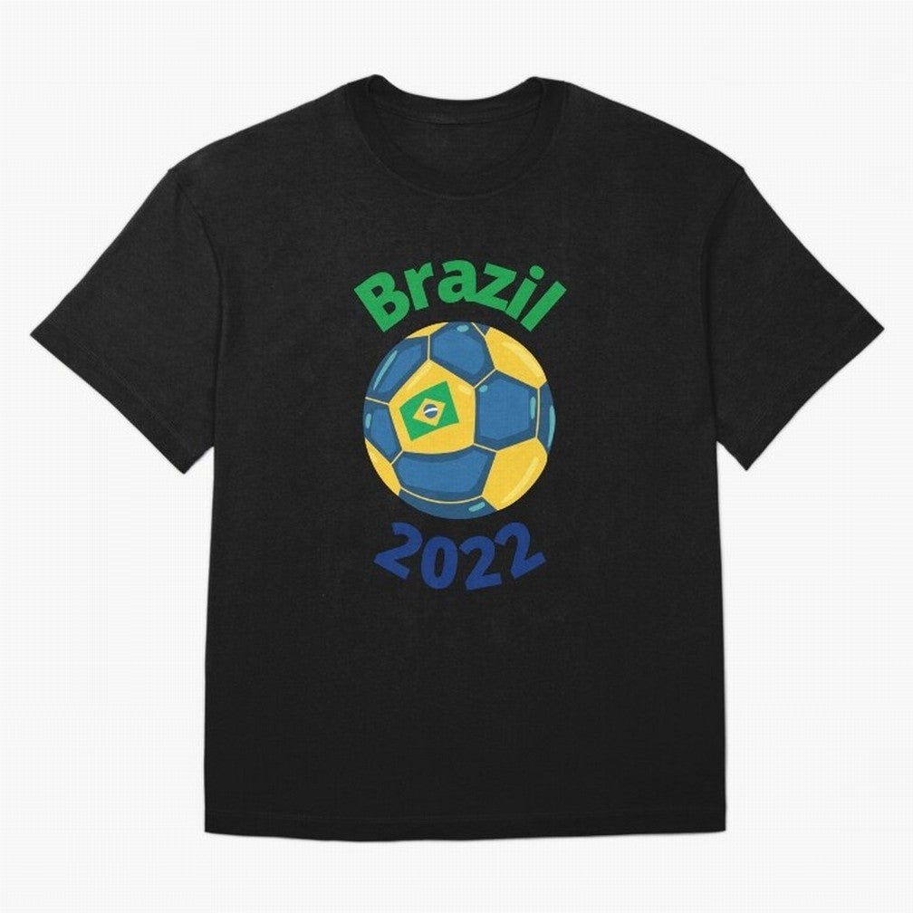 Brazil 2022 Classic T-Shirt Share FIFA World Cup 2026 USA Canada Mexico Spirit, Built Fan Jersey, Jordan Football Tee, Argentina Supporter Shirt, Adidas Fan Shirt, Messi Nike Supporter Top, De Bruyne Sweden Fan Club
